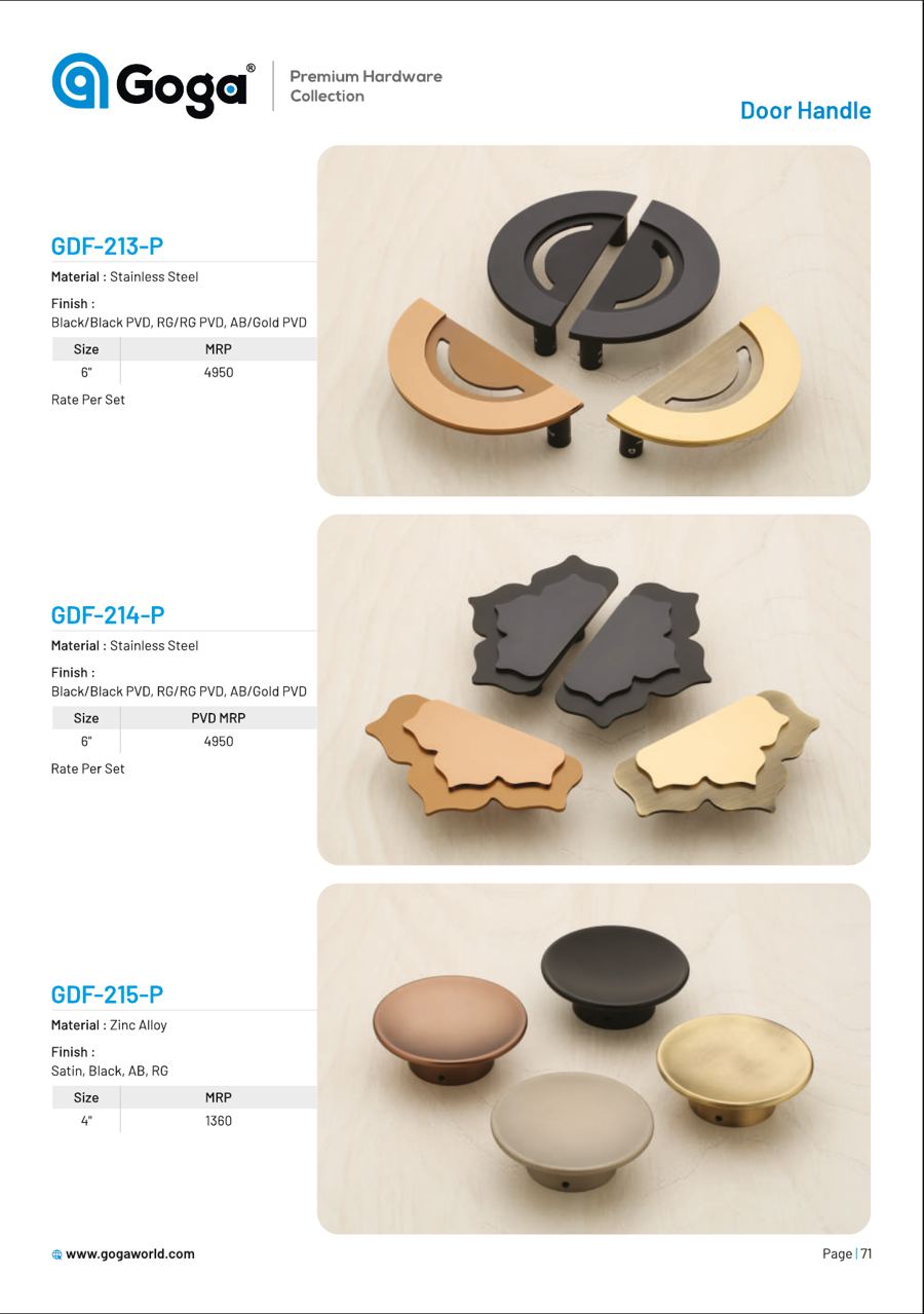 Goga Door Handles