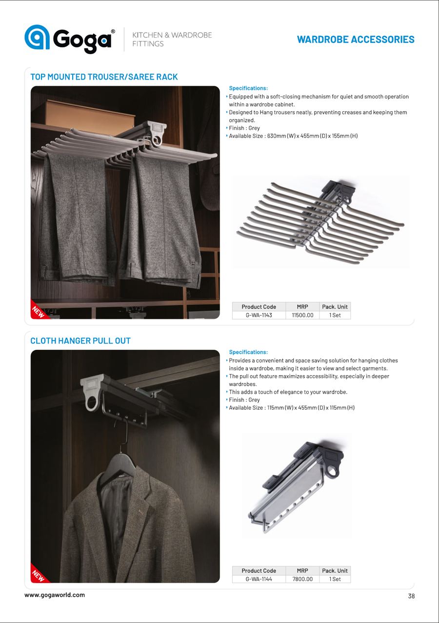 Goga Wardrobe Accessories